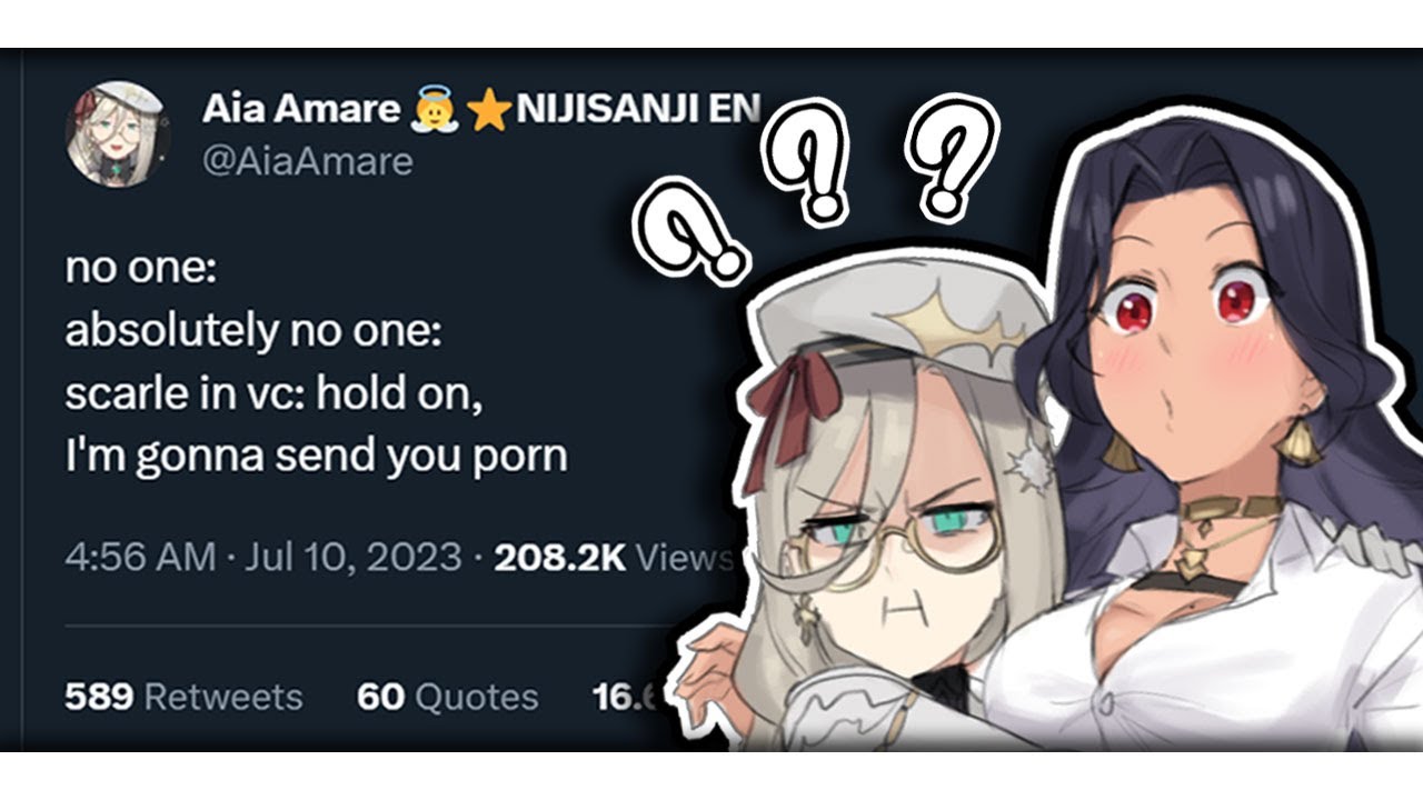 Scarle comforts Aia in a peculiar way