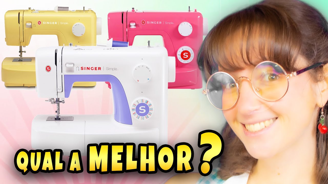 Máquina de costura colorida? Singer Simple 3223, 3223Y, 3223R e Simple 3232. Qual a diferença delas?