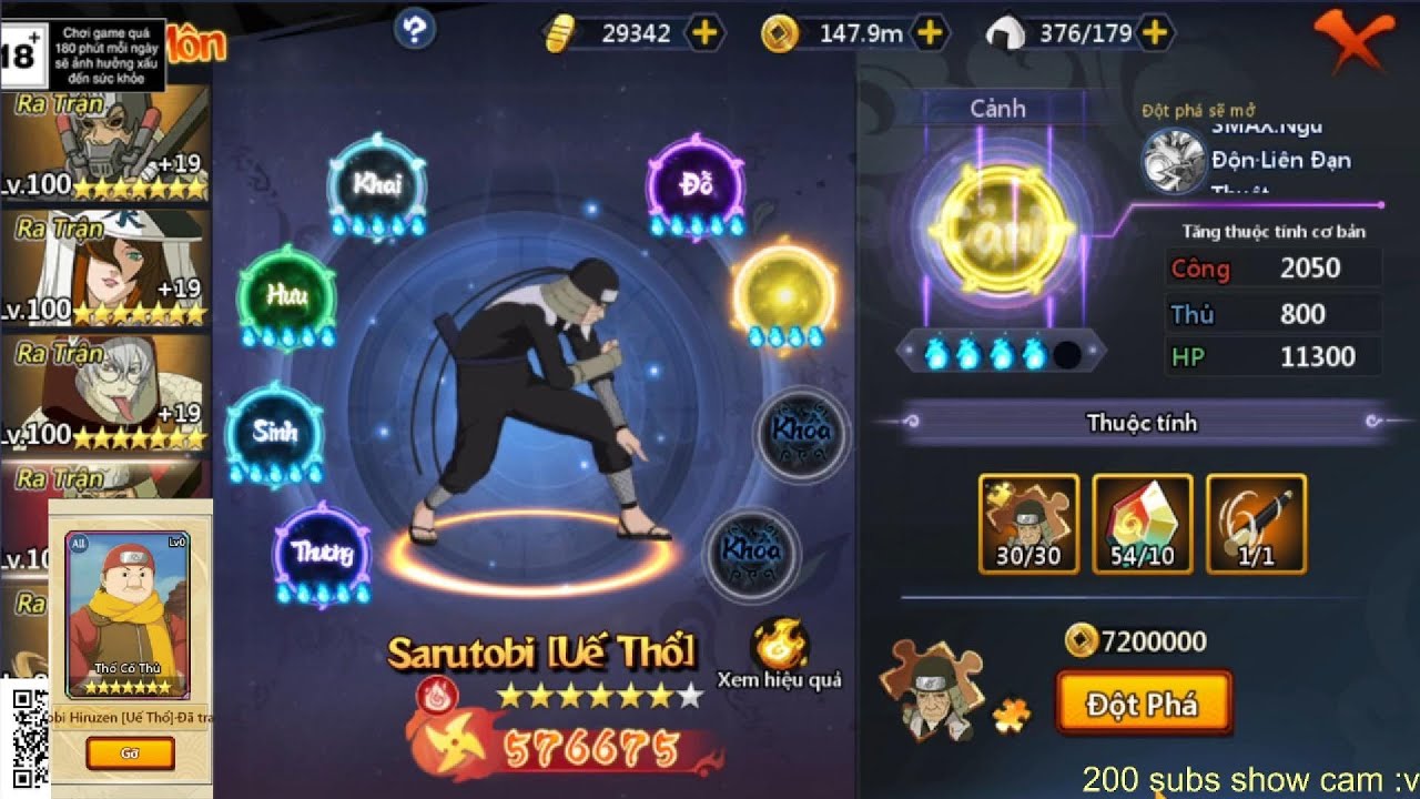 Up CEO đệ 3 LỤC MÔN - Up THỔ CỐ THỦ 7sao - Test pk | Huyền Thoại Làng Lá