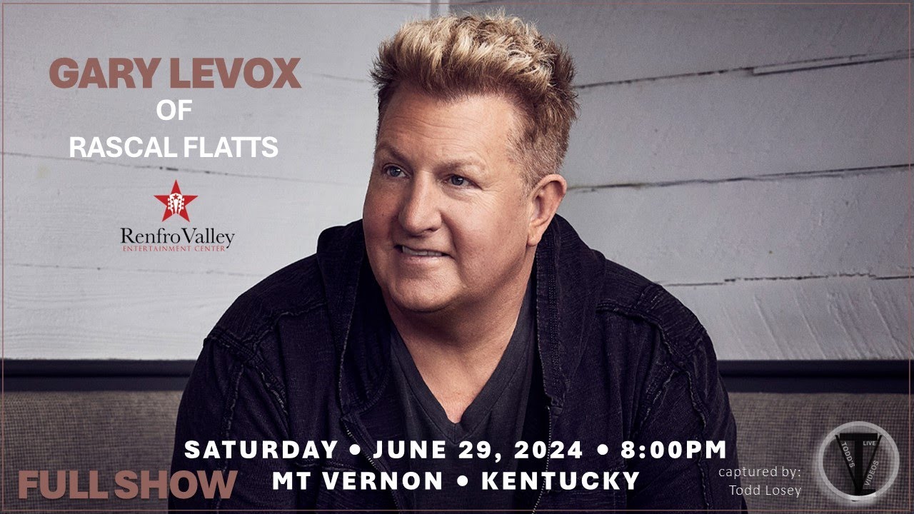 Gary LeVox of (Rascal Flatts) - Full Show - (4K Live) - Mt, Vernon KY - New Barn Theatre