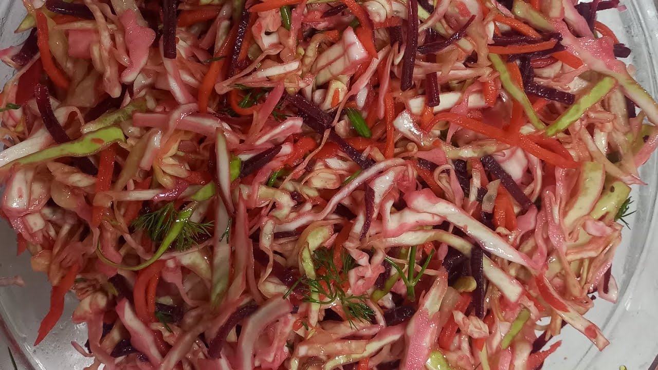KAMHARJ SALAT UYDAGI BOR NARSADAN 🥕🫑🧄🥬