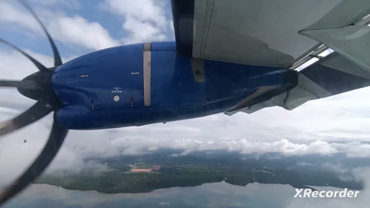 MASwings Powerful landing from Kota Kinabalu to Lahad Datu