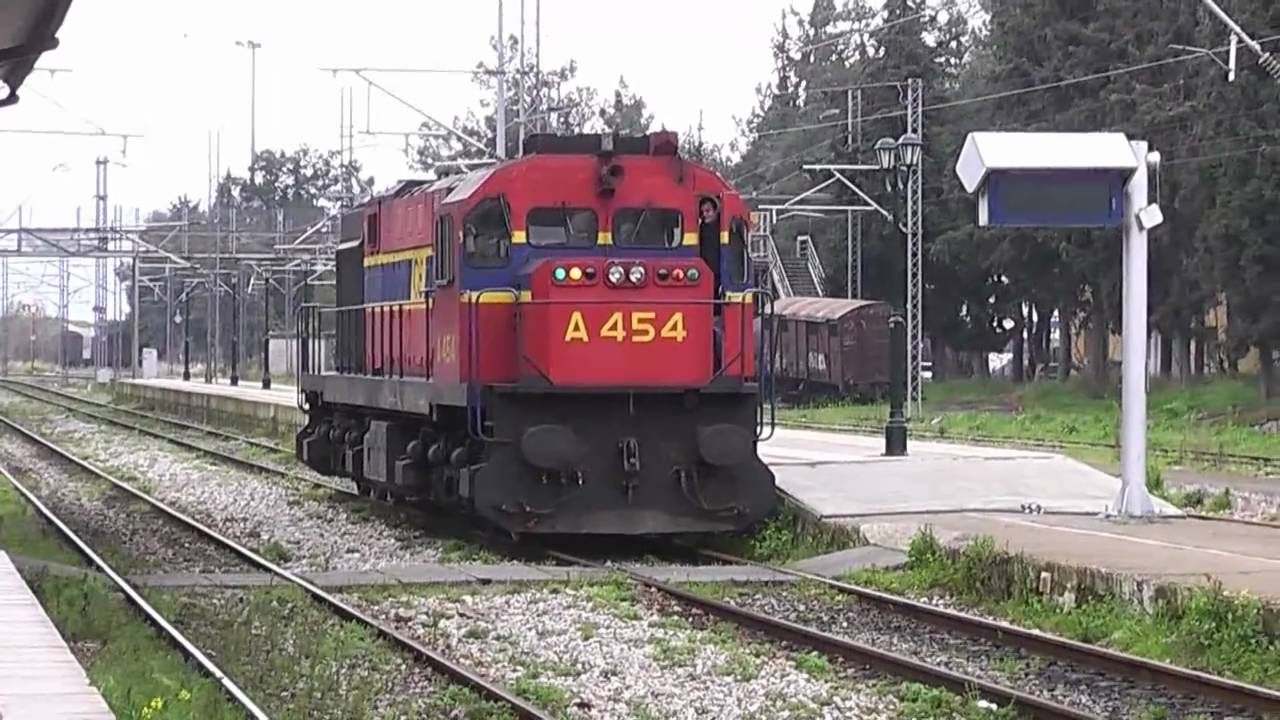 A454 (MLW MX627) at Oinoi station / Greece