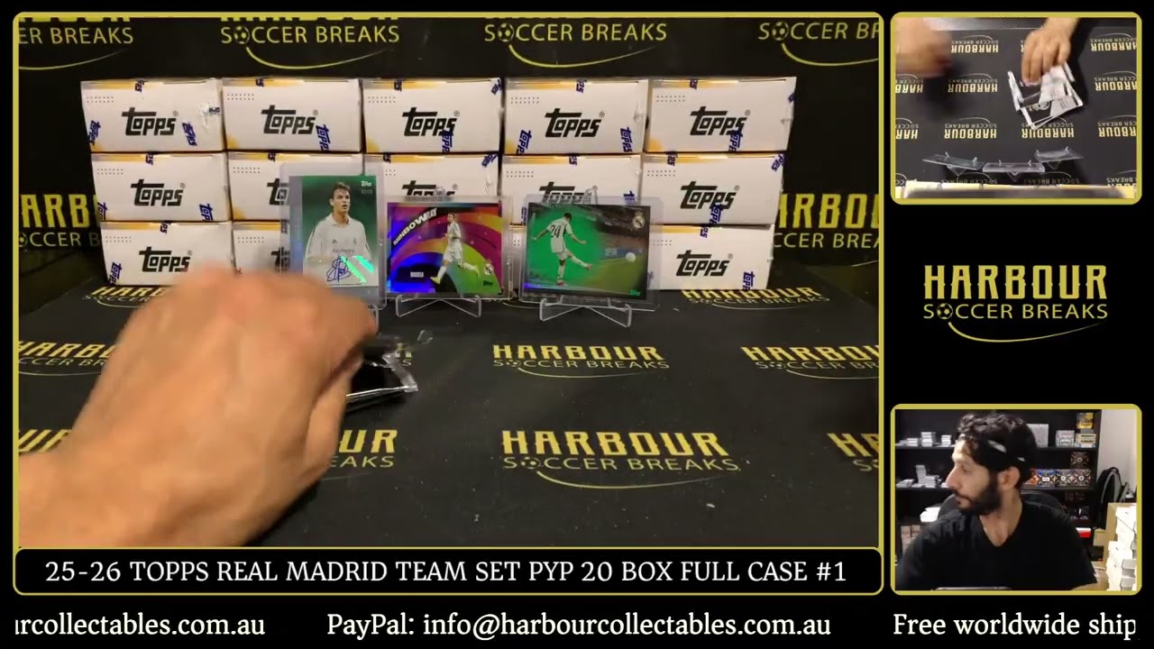 Набор №1 - 25/26 Topps Real Madrid Team Set PYP 20 Box Full Case