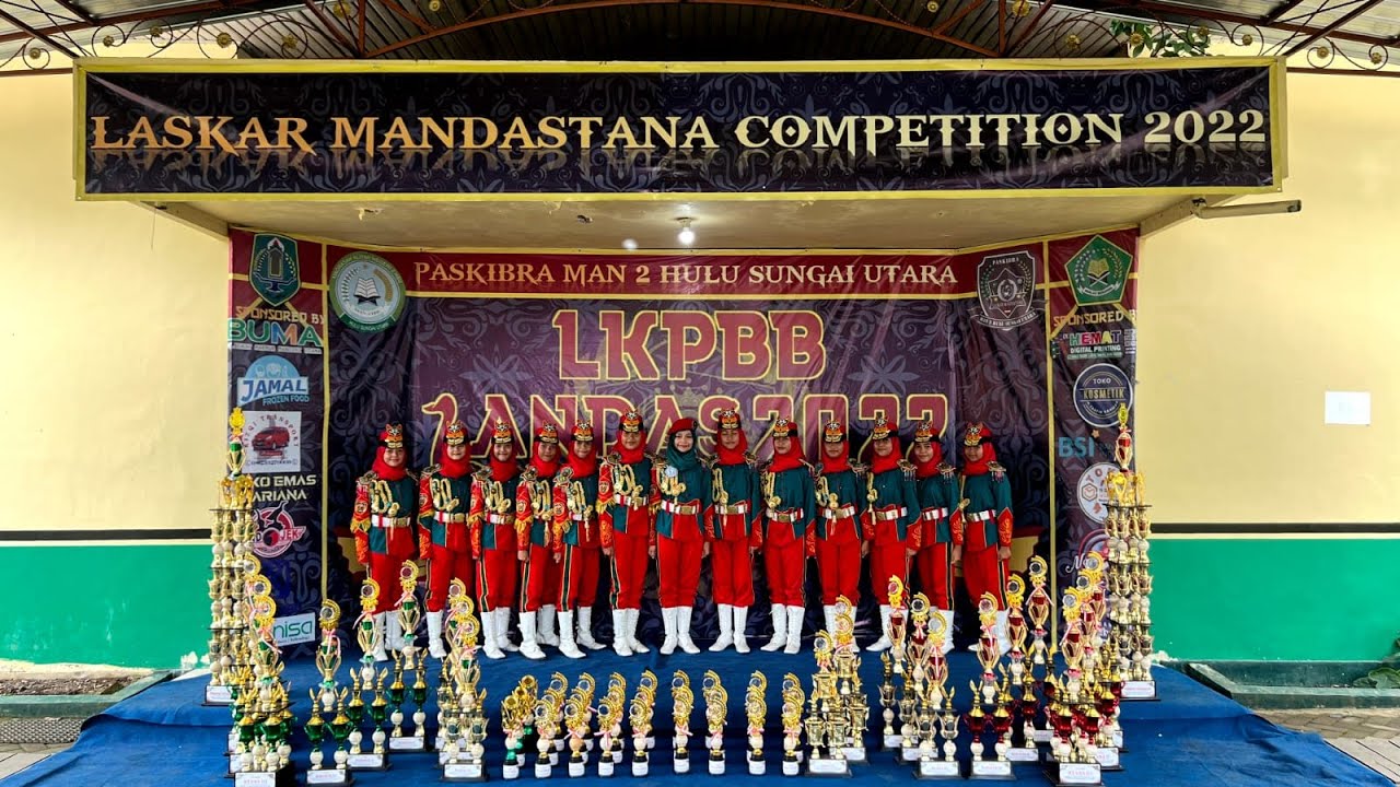 PASKIBRA MTs HIDAYATULLAH MARTAPURA DI MAN 2 HSU
