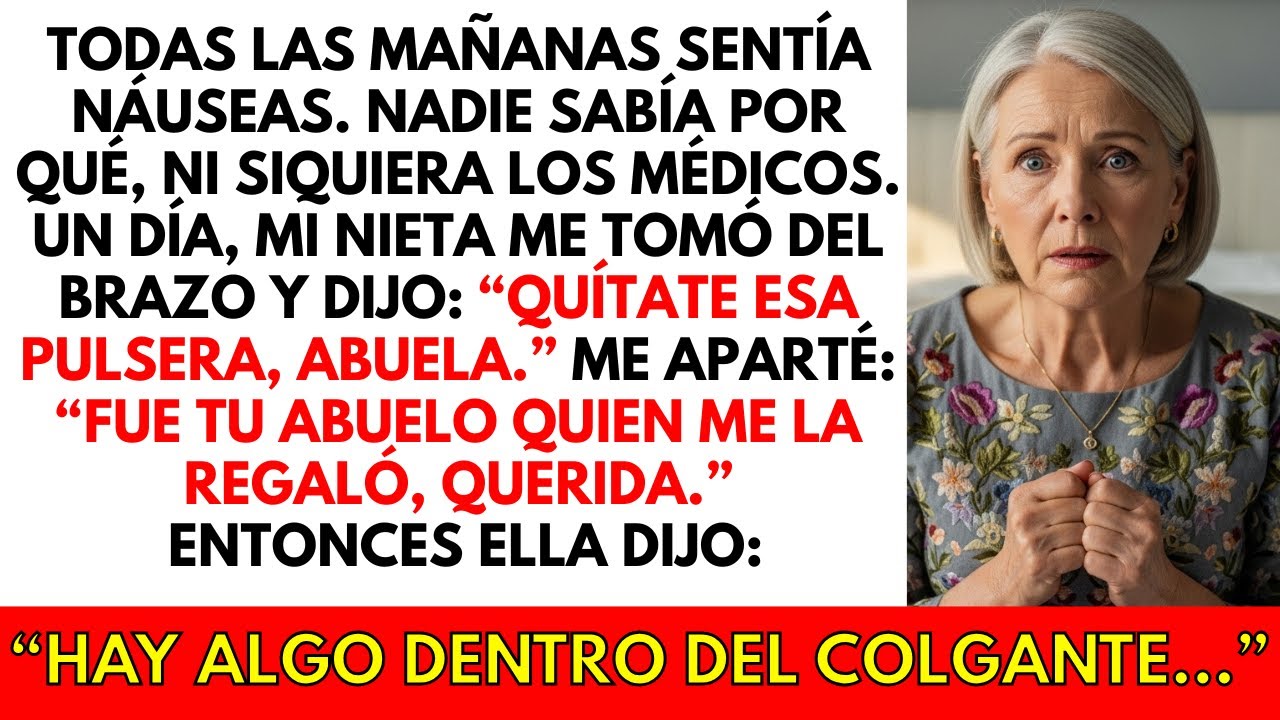 “¡Quítate eso ahora!” gritó mi nieta al descubrir lo que estaba escondido en la pulsera...