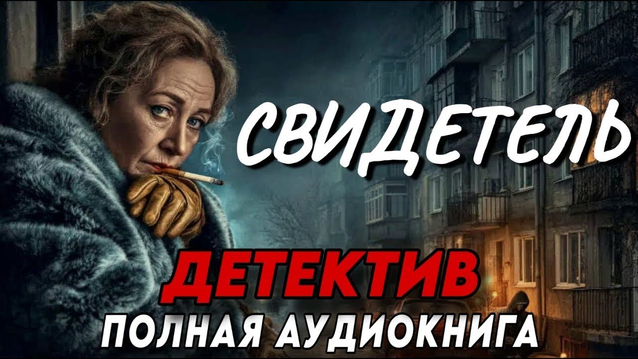 Аудиокнига ПОЛНАЯ : СВИДЕТЕЛЬ | детектив