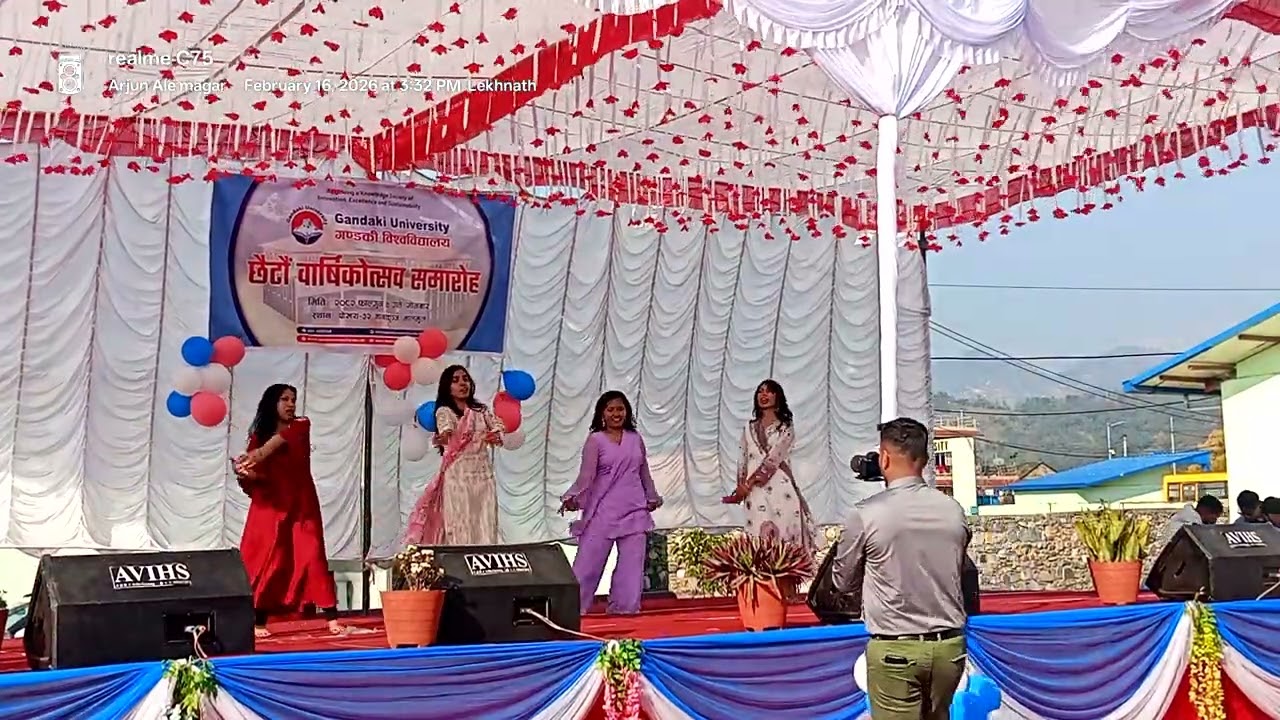 Rimixe dance video 6th anniversary Gandaki University Pokhara 32 malmul 