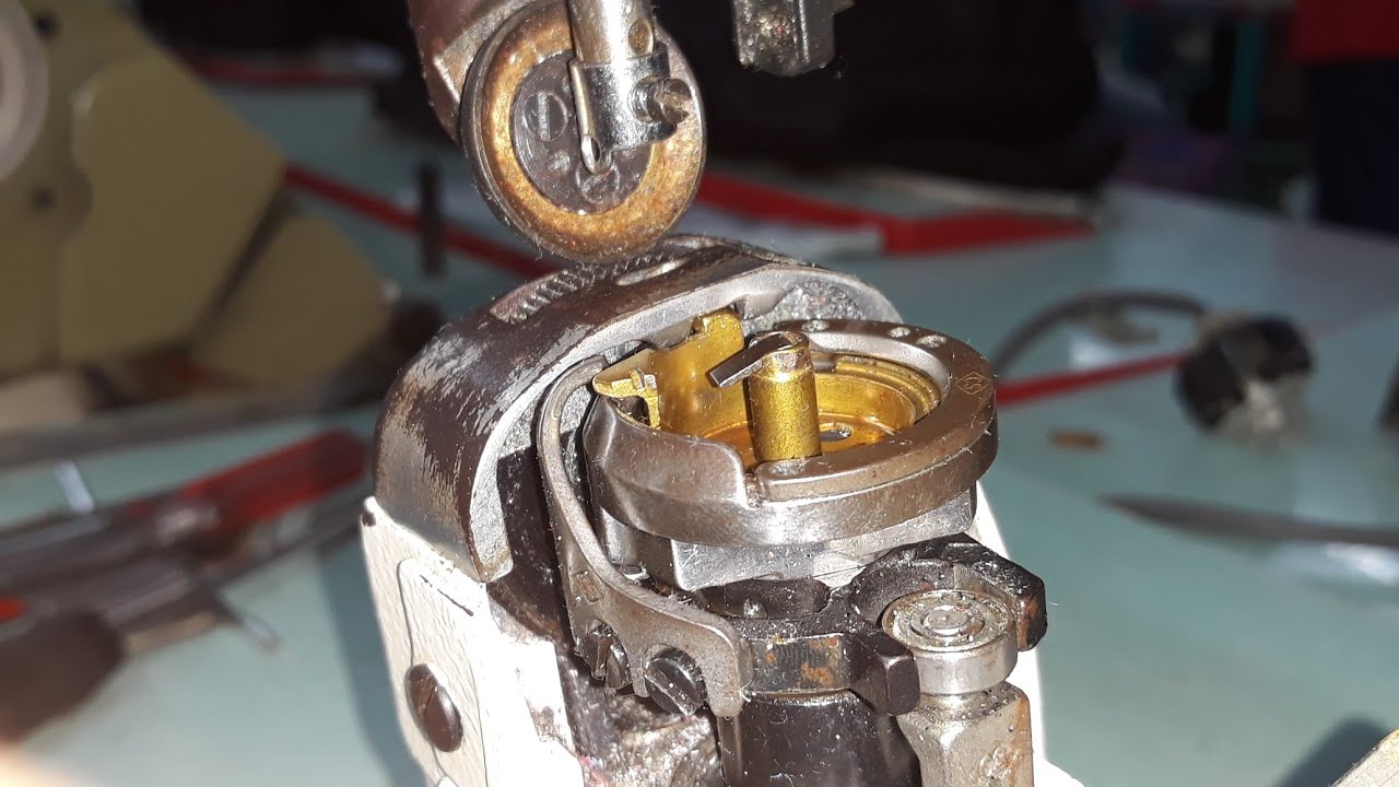 Sửa máy trụ 1 kim(canh ổ chỉ cao thấp so với mặt nguyệt).