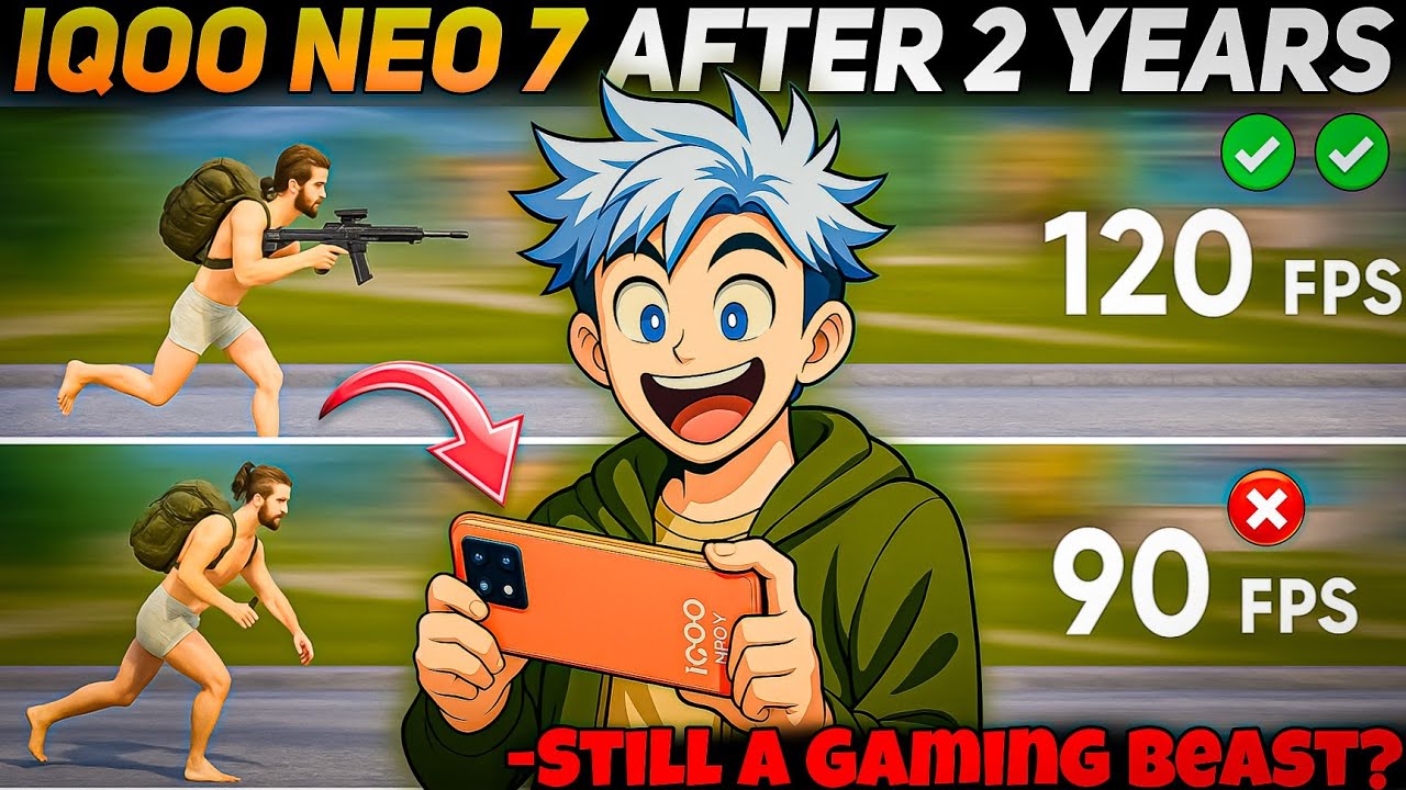 iQOO Neo 7 After 2 Years | Gaming Performance & FPS Test in 2025 🔥