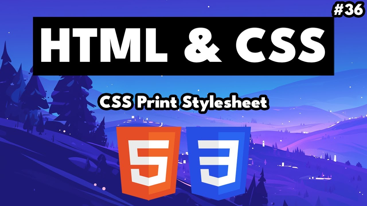 Таблица стилей печати CSS