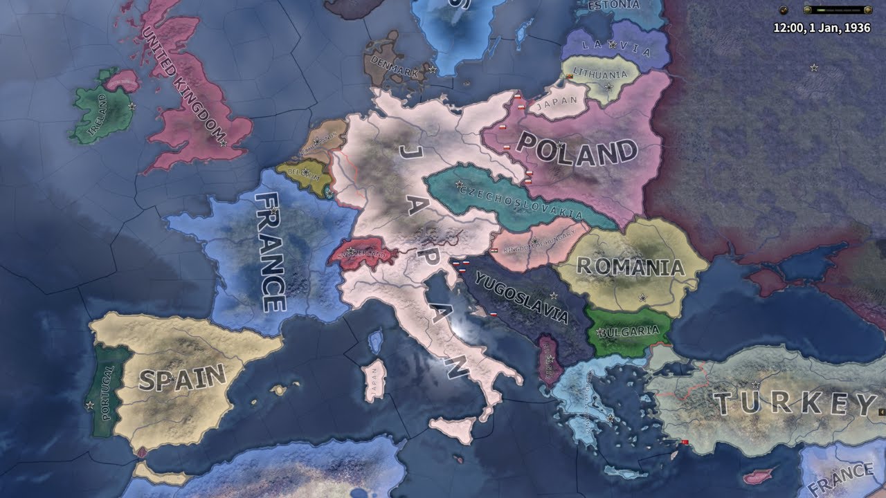 WHAT IF JAPAN ANNEXED AXIS IN WW2 / HOI4 TIMELAPSE