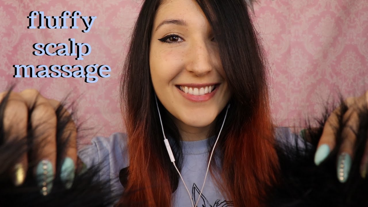 ASMR - FLUFFY TIME ~ Soft, Relaxing Scalp Massage w/ Fluffy Mic Covers ~
