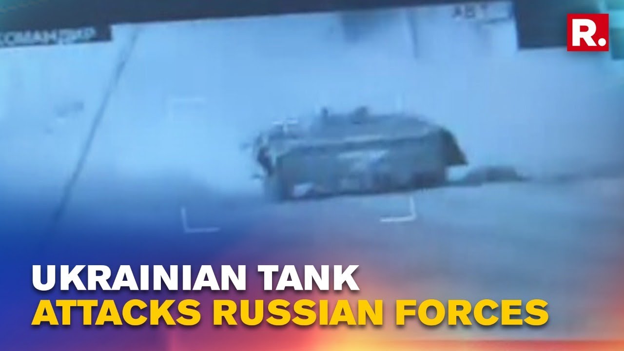 Republic Accesses Visuals Of A Ukrainian Tank Attacking Russian Troops On Mariupol Outskirts
