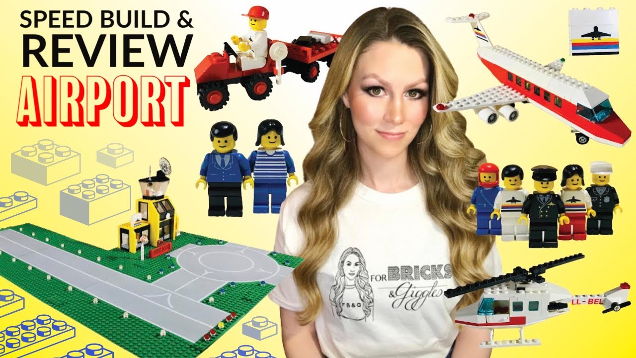 Набор LEGO® Classic Town 6392 «Аэропорт»: скоростная сборка и обзор