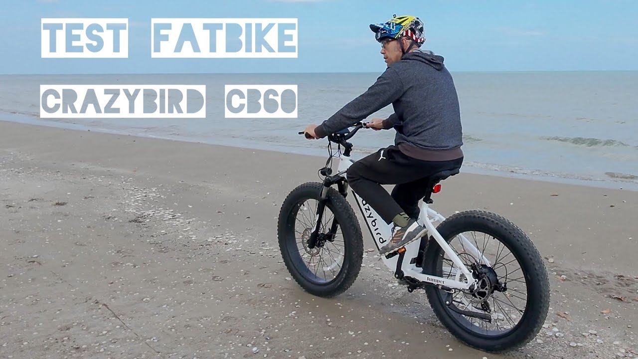 FATBIKE ELETTRICA PER TUTTI I TIPI DI TERRENI CRAZYBIRD CB60 IN TEST