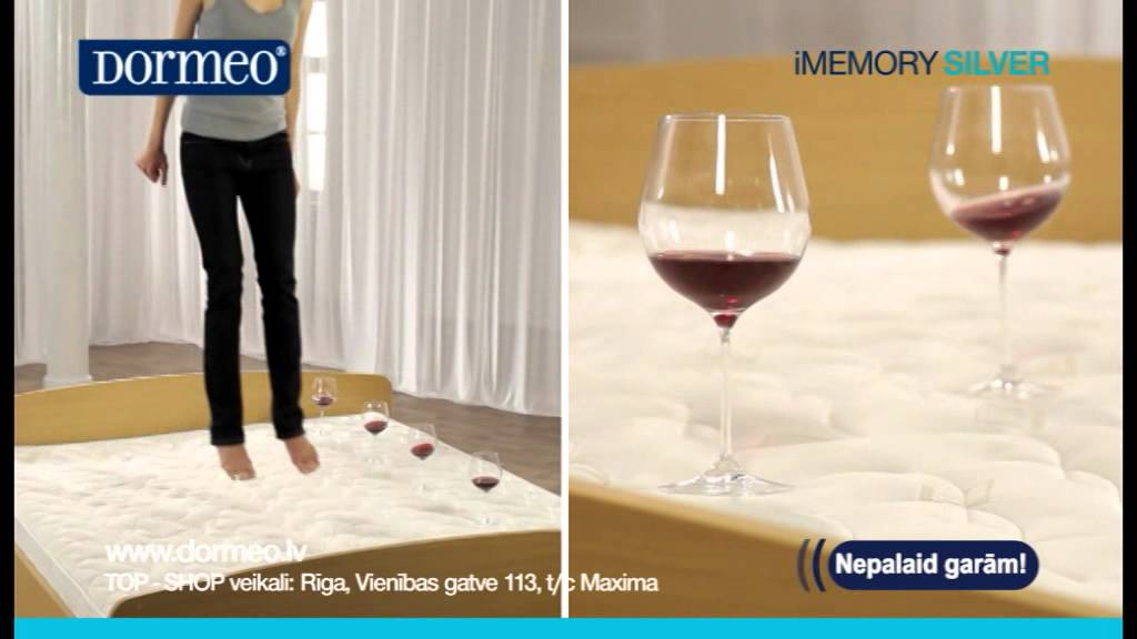Matracis Dormeo iMemory Silver - izvēlieties sev piemērotāko!