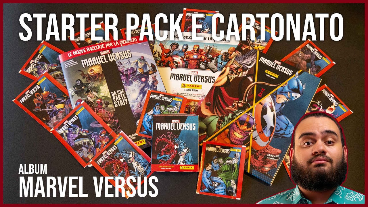 ALBUM MARVEL VERSUS PANINI | Starter Pack e Cartonato