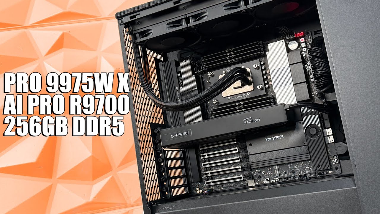 AMD Ryzen Threadripper PRO 9975W X &mdash; серьёзная рабочая станция
