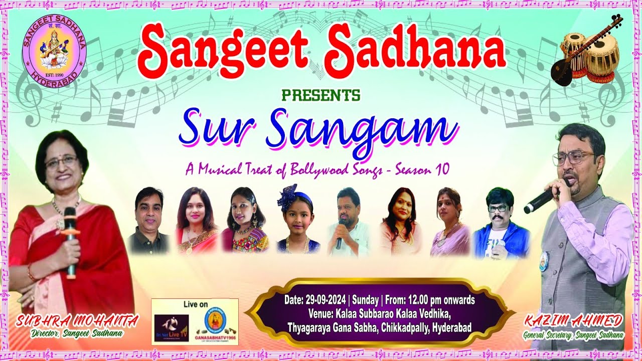 Sangeet Sadhana | Sur Sangam - Musical Treat of Bollywood Songs Season - 10 | LIVE