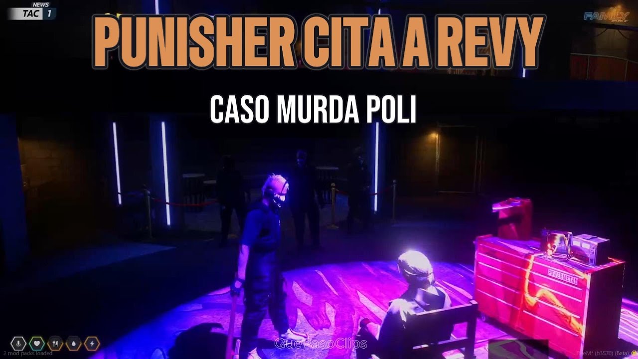 Caso Murda Poli | Punisher (Mafia) cita a Revy (Jefa de la Policia) | Family RP 2.0