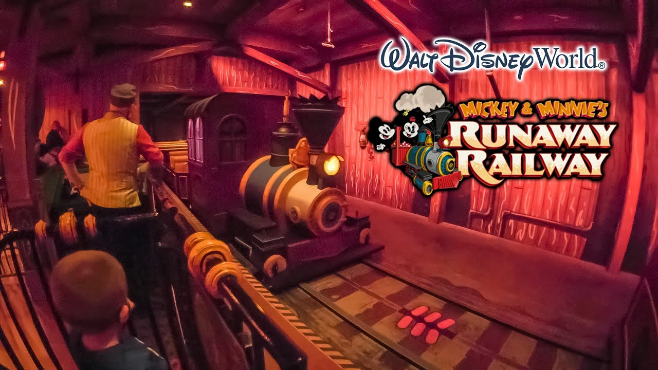 Mickey & Minnie's Runaway Railway Low Light HD POV with  Queue Disney's Hollywood Studios 2021 11 19