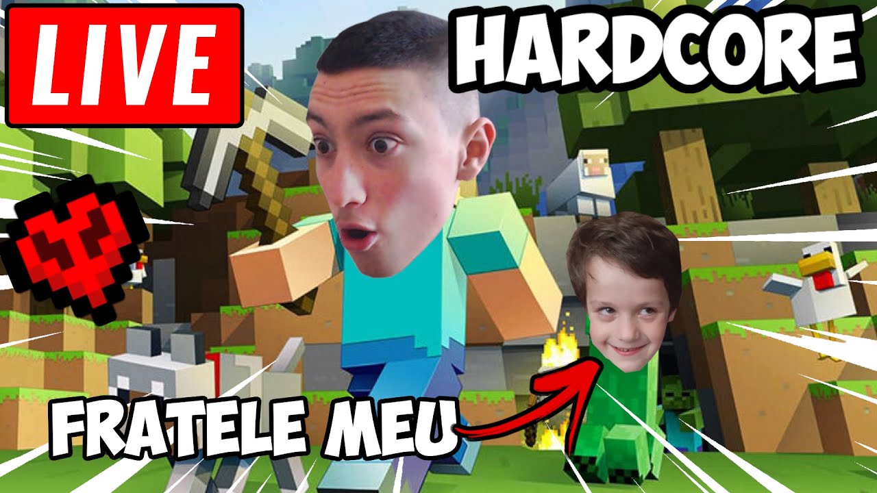 Incepem aventura pe MINECRAFT HARDCORE cu FRATELE MEU !!! | Minecraft Live Romania