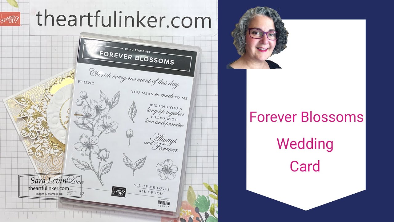 Forever Blossoms Wedding Card