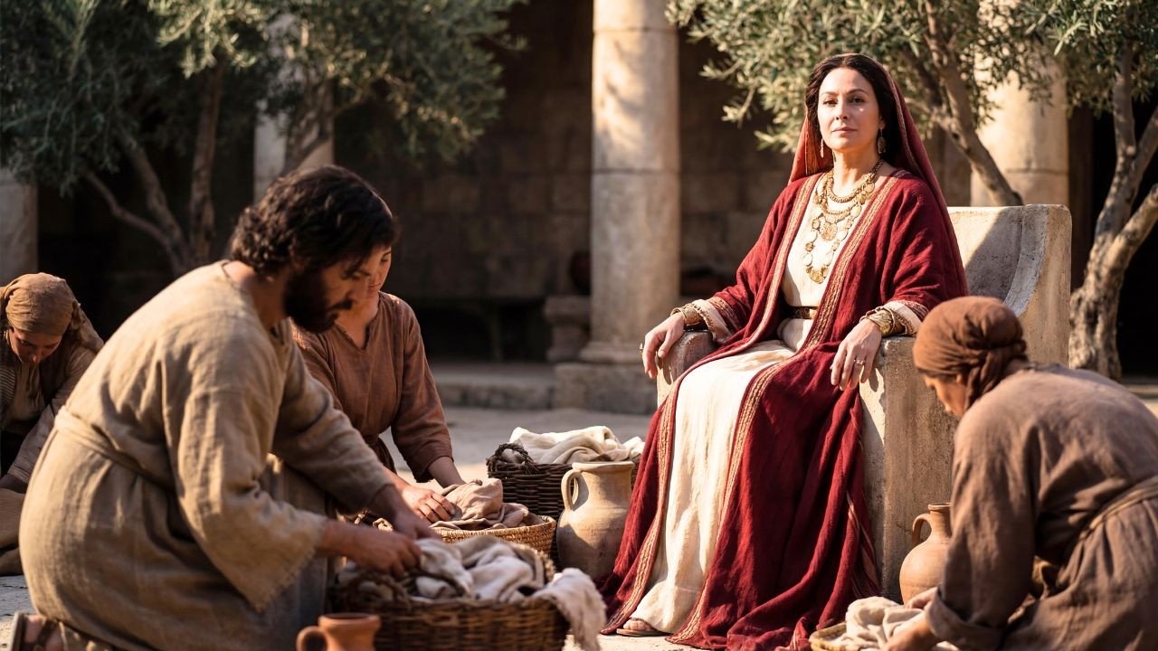 COMO VIVIAM AS MULHERES RICAS NOS TEMPOS DE JESUS | RECONSTRUÇÃO IA