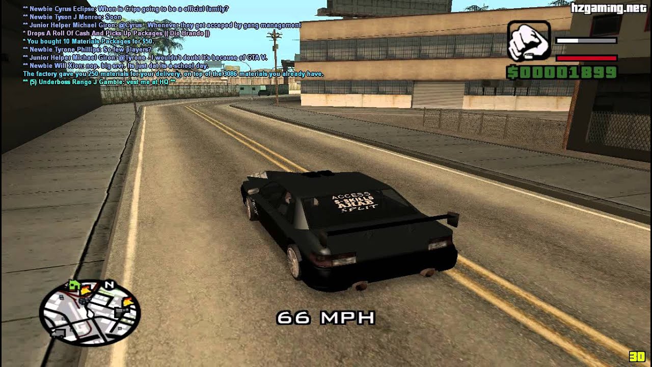 SAMP-HZ Gaming Fastest Mat Running Route!
