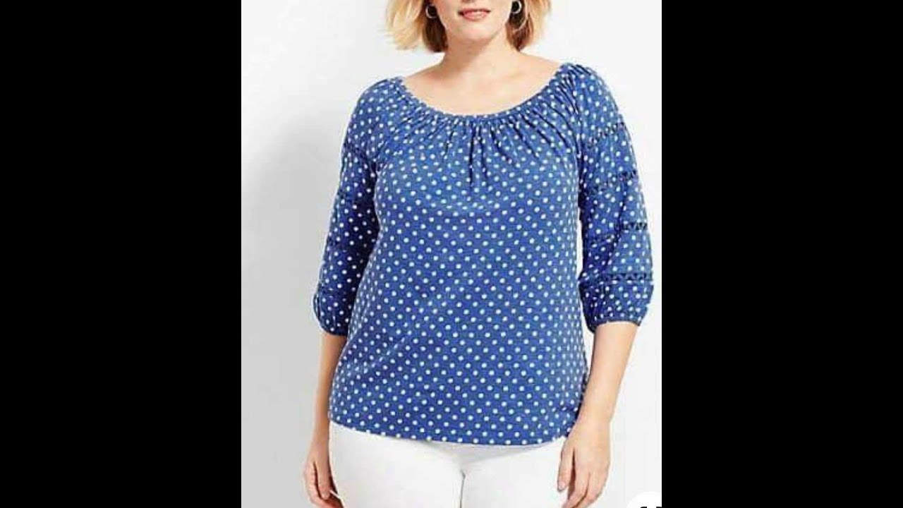 PATRONAJE DE BLUSA #106  Blusa con manga raglán y escote con elástico