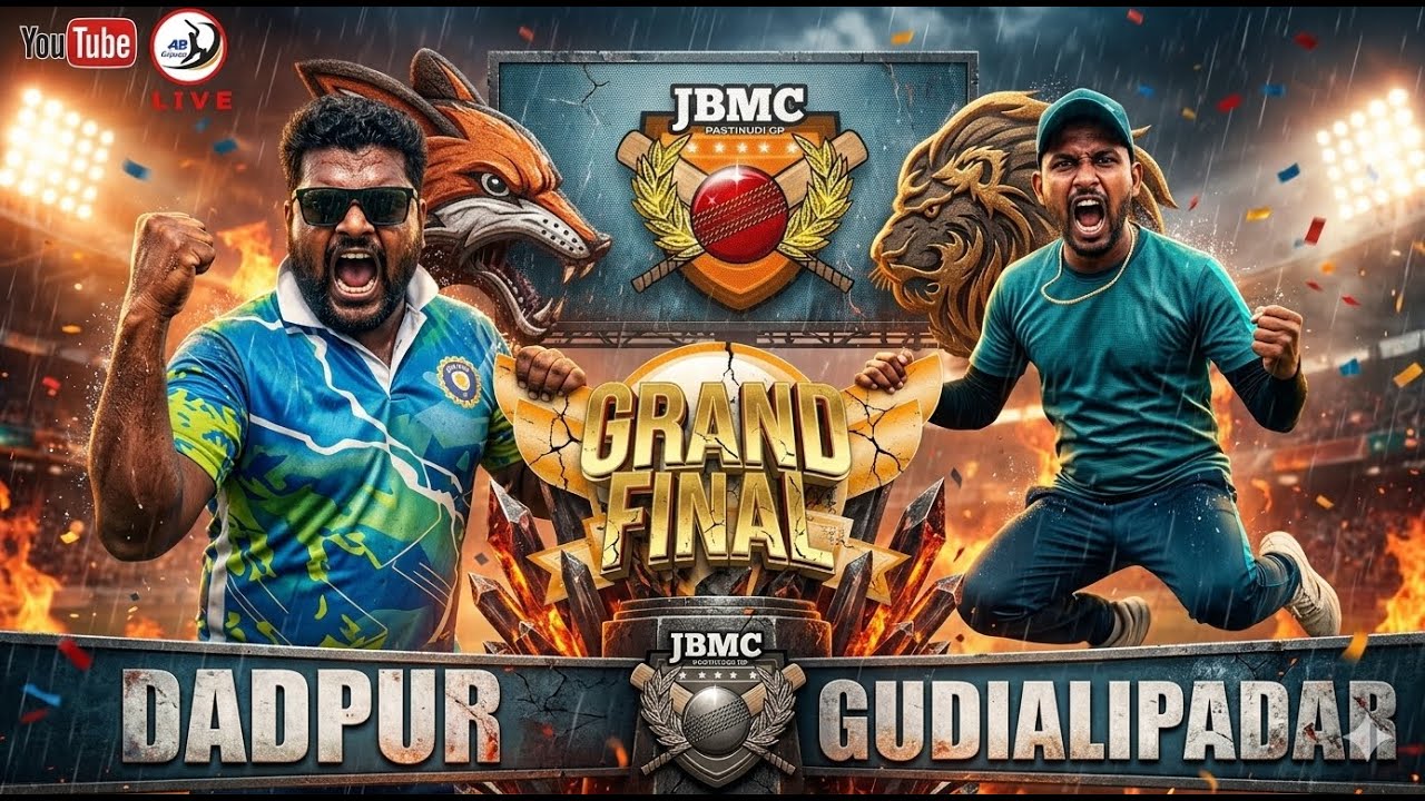 🔴 LIVE || 🏆 FINAL 🏆 || GUDIALIPADAR (GP) vs DADPUR (GP) || JB MEMORIAL CRICKET TOURNAMENT