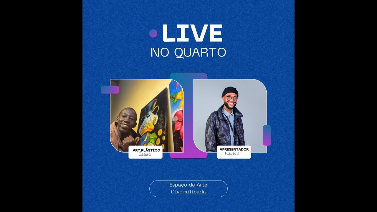 LIVE NO QUARTO com Isaac | Arte, Sonhos e Histórias que Marcam
