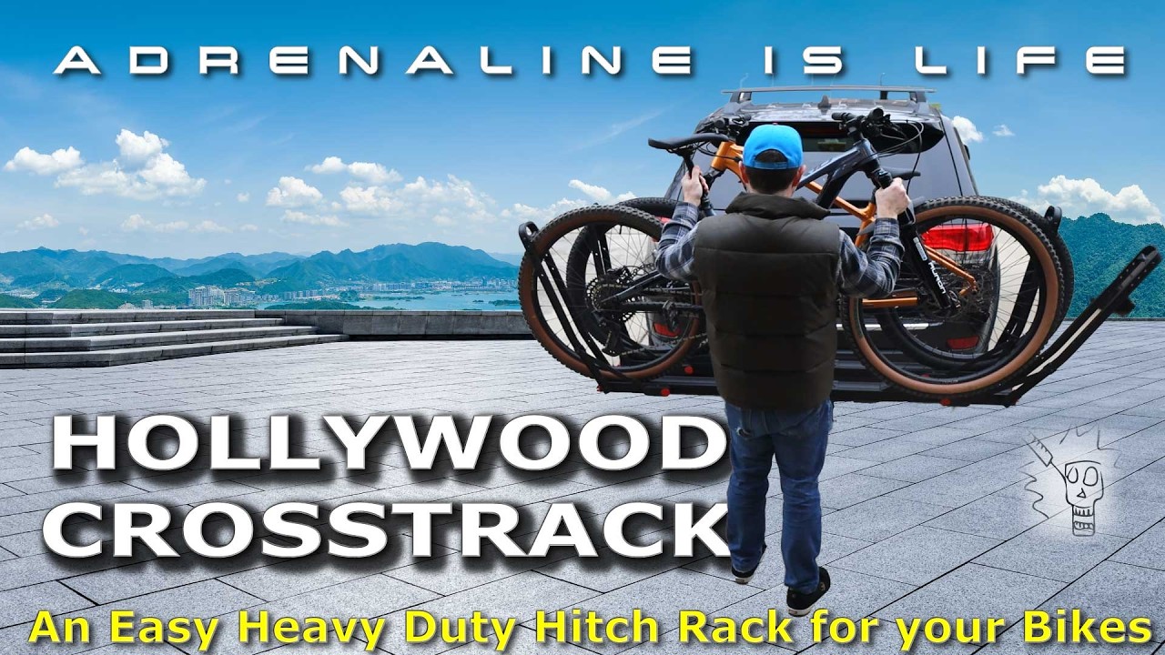 The Best Hitch Bike Rack for Cyclists? CrossTrack by Hollywood Racks.
