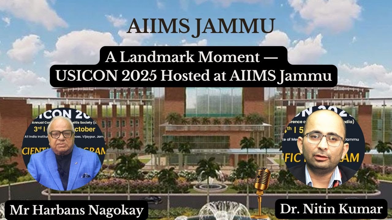 USICON 2025: Dr. Nitin Kumar Showcases AIIMS Jammu’s Visionary Edge in Ophthalmology