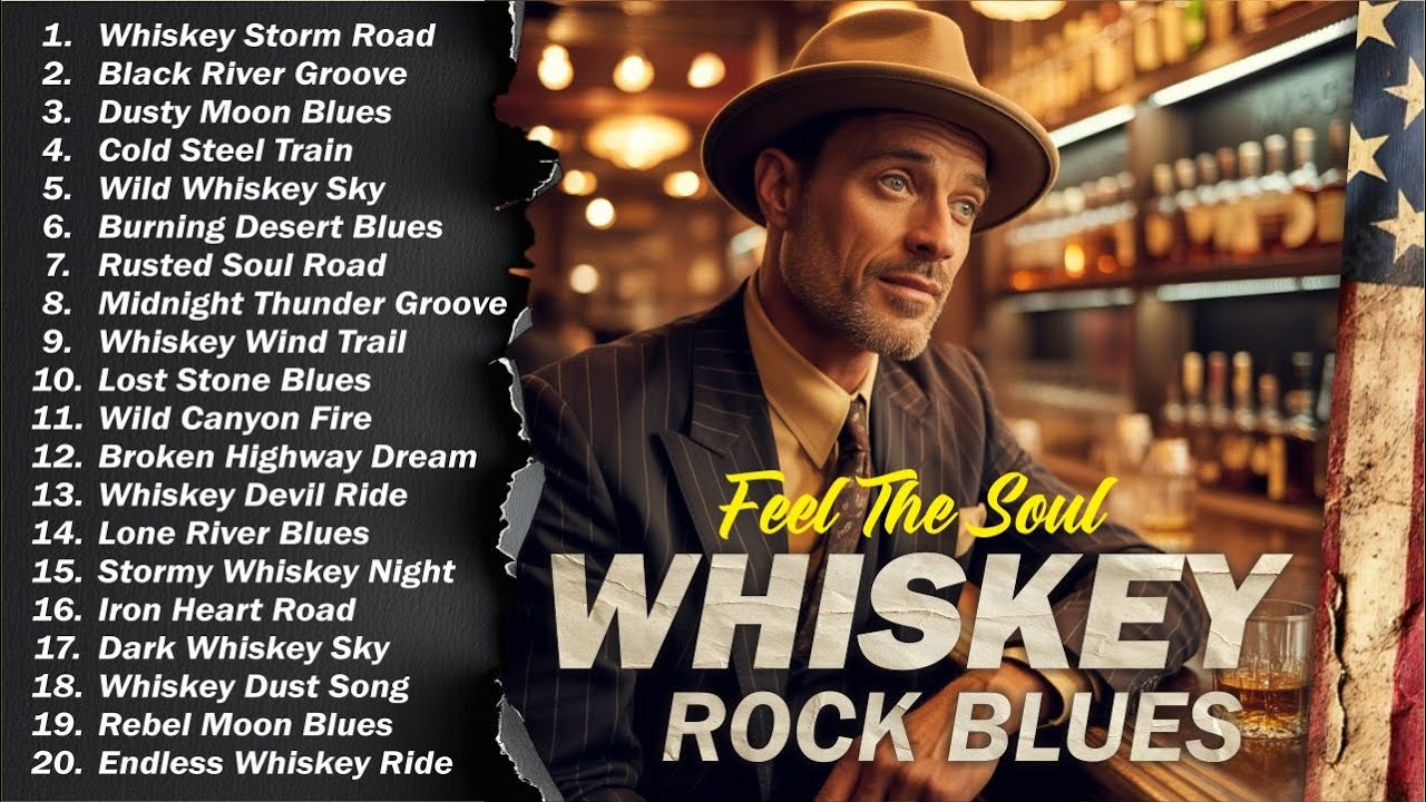 Whiskey Shadows | Slow Blues Rock Guitar for Peaceful Moments