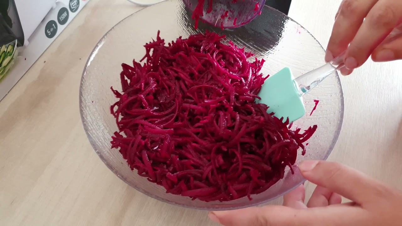 Salata de Sfecla Rosie Bio din Gradina Noastra !