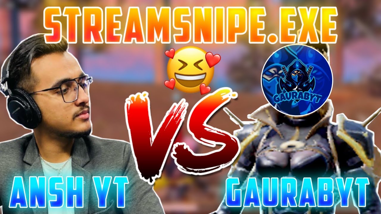 STREAMSNIPE.EXE 😂 || GAURABYT VERSUS ANSH YT 🤩 || FUNNY STREAMSNIPE MOMENT 😆 - PUBG MOBILE NEPAL ||