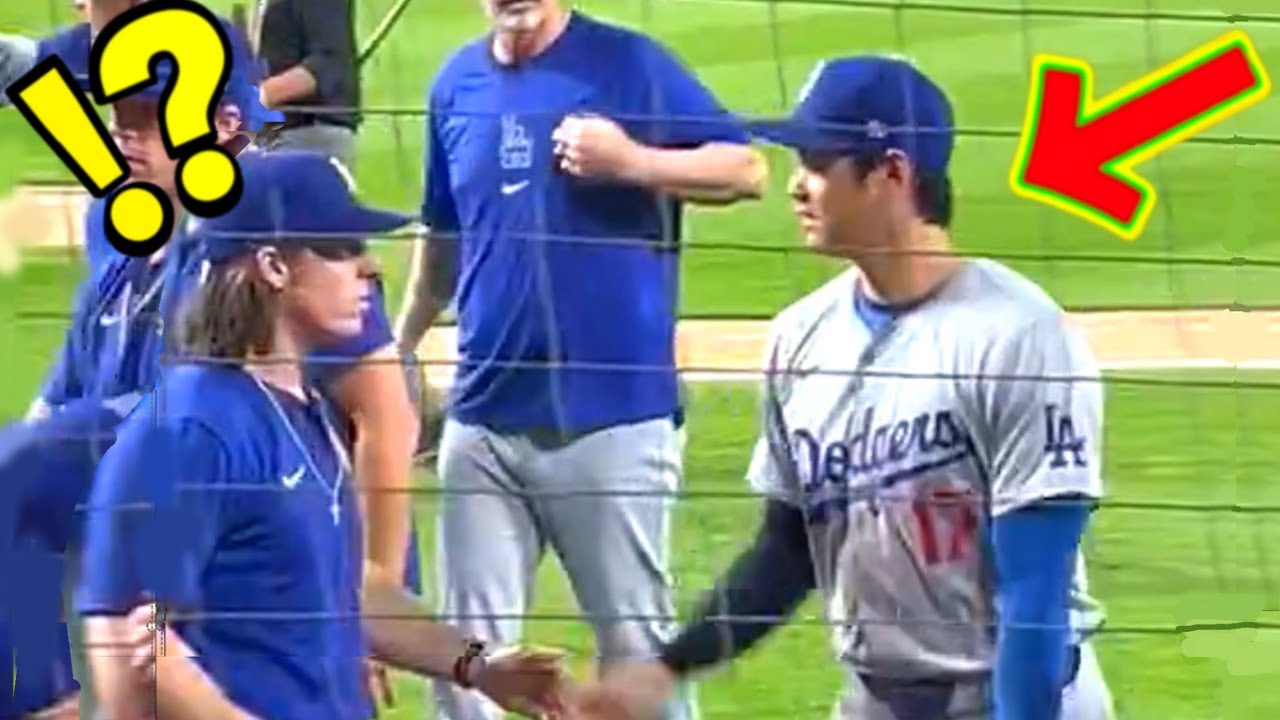 大谷が警戒したチームメイトに近づくと次の瞬間・・「私が代わりになりたいわ！」現地ファンも大歓声！！【MLB】