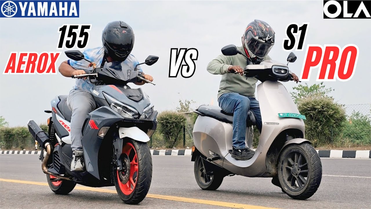 YAMAHA AEROX 155 vs OLA S1 PRO DRAG RACE 🔥 | PETROL vs ELECTRIC 💪🏻