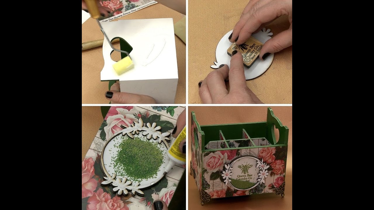 Marina Sartor - Decoupage com Slender paper