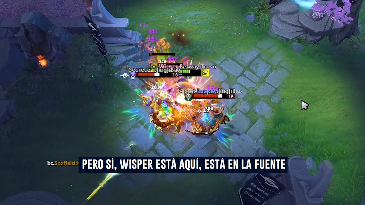 WISPER logra hacer EL PRIMER RAMPAGE del TI10 - BeastCoast vs Team Secret