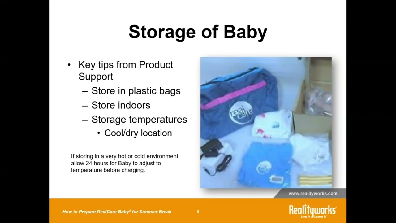 Packing Up RealCare® Baby For Summer Break