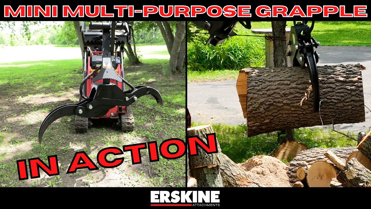 The ALL NEW Erskine Mini Multi-Purpose Grapple in action
