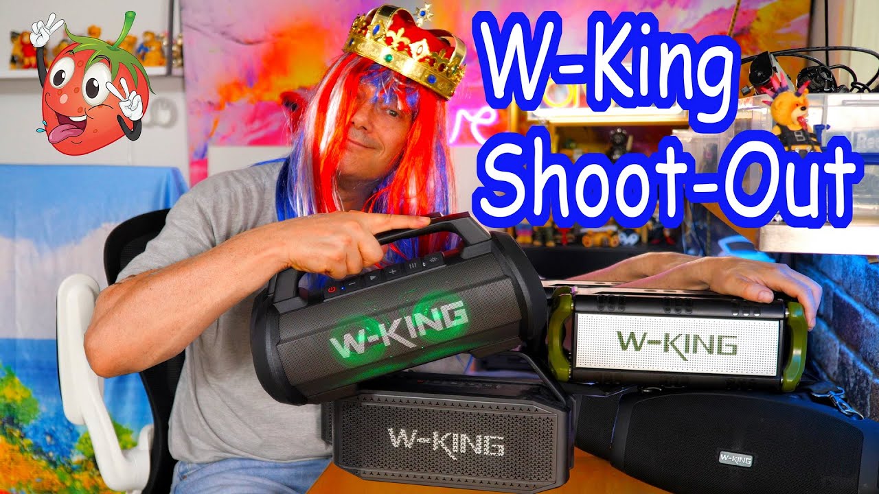 W-King D10 speaker vs the D8, D9 and X10 WKing speakers 👀