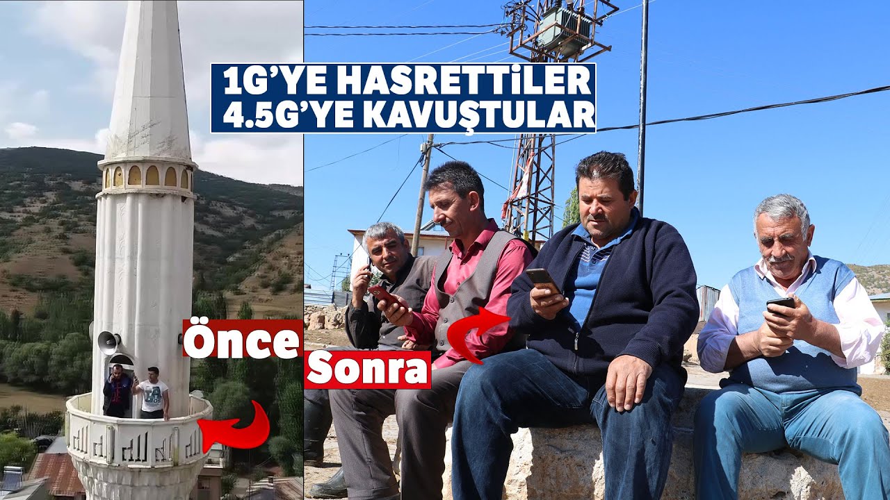 1G’ye Hasret Kalan Köy Sakinleri 4.5G’ye Kavuştu