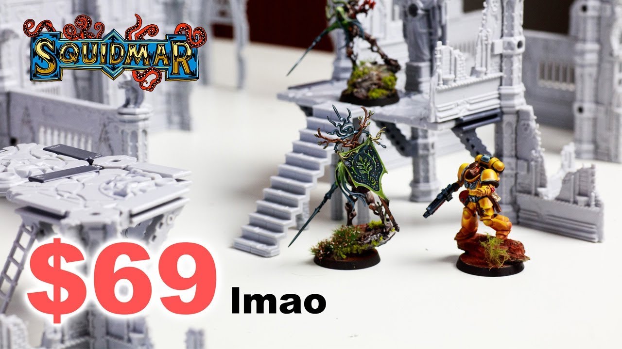 Cheap MODULAR wargaming ruins & terrain!  🏰🏰🏰 Fits games like D&D, Warhammer 40k, Age of Sigmar