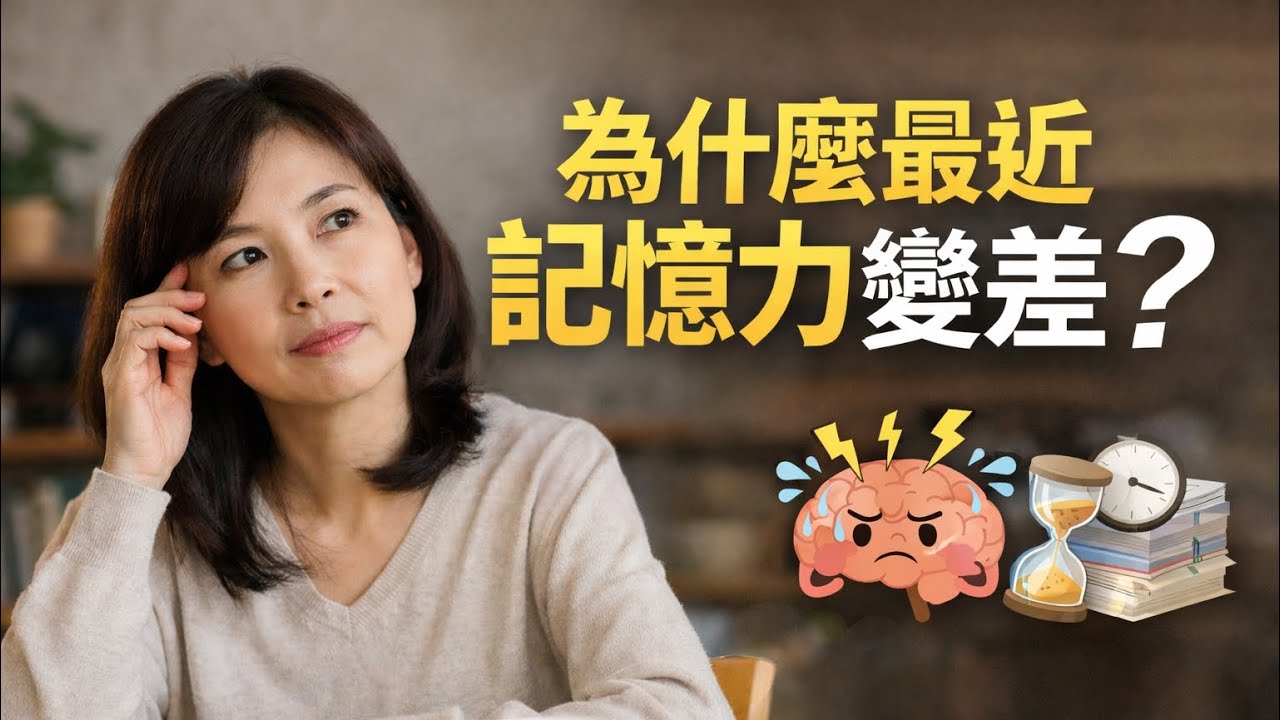 為什麼最近記憶力變差？壓力與腦疲勞解析