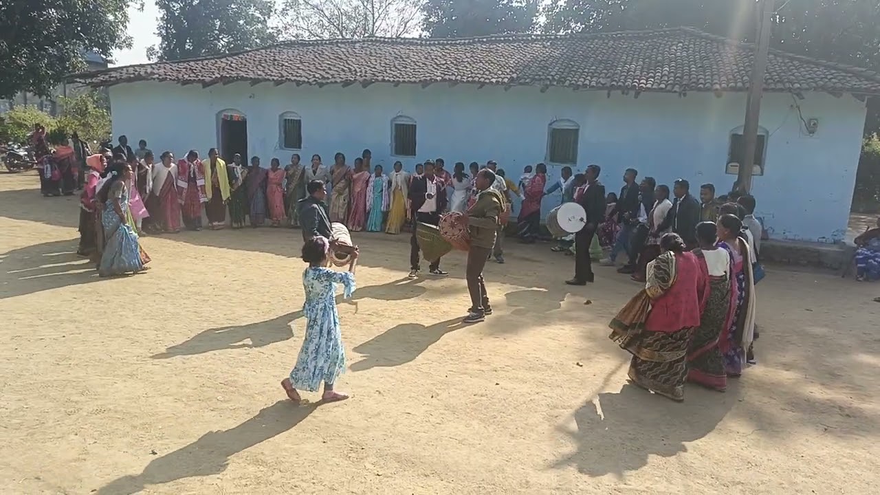 Dance on occasion of Christmas at my village 