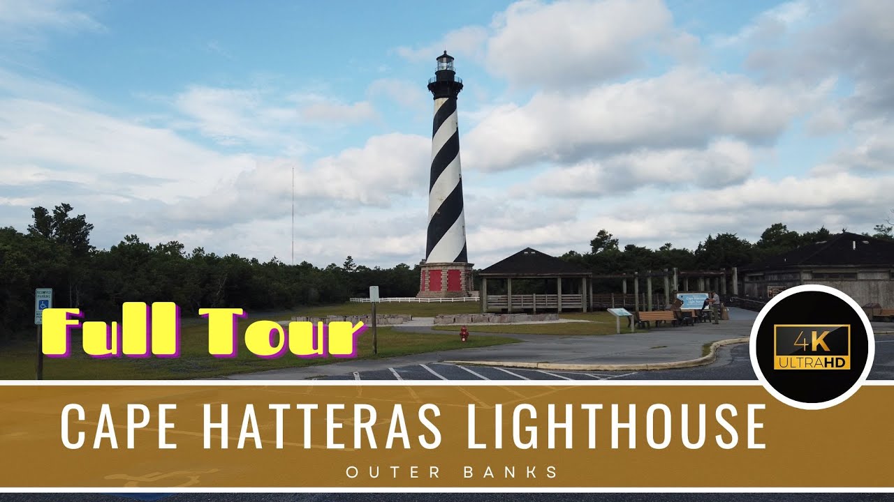 Cape Hatteras Lighthouse 4K - Outer Banks North Carolina NC - America's Tallest Lighthouse